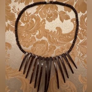 Elegant Hawaiian Coconut Beaded Necklace NEW
